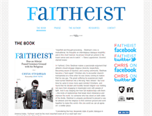Tablet Screenshot of faitheistbook.com